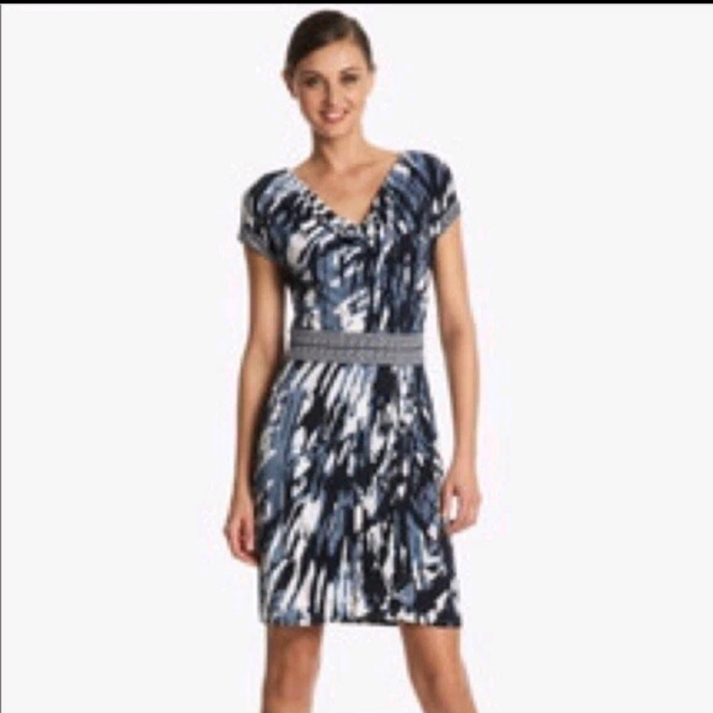 BCBGMAXAZARIA EMMA FAUX WRAP DRESS SIZE SMALL - Picture 1 of 7